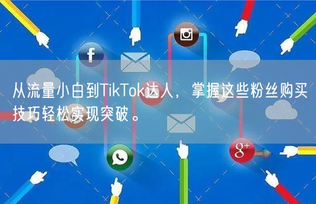 从流量小白到TikTok达人，掌握这些粉丝购买技巧轻松实现突破。