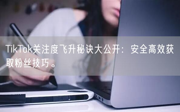 TikTok关注度飞升秘诀大公开：安全高效获取粉丝技巧。