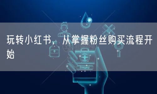 玩转小红书，从掌握粉丝购买流程开始