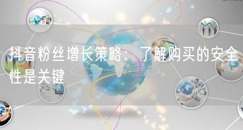 抖音粉丝增长策略：了解购买的安全性是关键